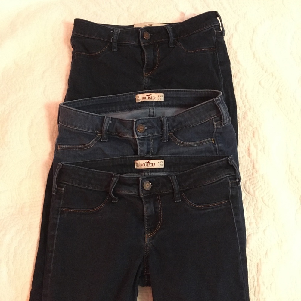 Three Pairs of Hollister Jeggings